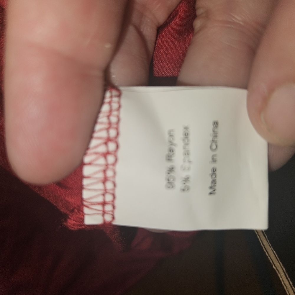 Cheibear Womans Red Chemise NWT Size L - Picture 10 of 11